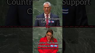 Countries That Support Cuba Vs Honduras shorts viral [upl. by Widera]