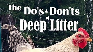 Deep Litter Method for Chicken Coop Composting  Save Time amp Money [upl. by Diana493]