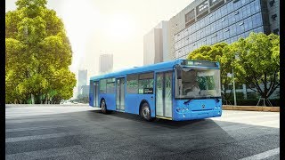 Onlinemotor Elektrobus von GAZ All electric bus GAZ [upl. by Stevy]