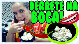 COMO FAZER SUSPIRO CASEIRO  Uma Delícia De Doce😋😋😋 [upl. by Enneles]