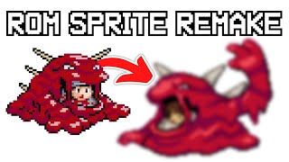 I Revamped Infamous Pokemon ROM Hack Fakemon Designs [upl. by Firahs]