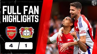 Arsenal LOOK DEADLY Arsenal 41 Bayer Leverkusen Highlights [upl. by King854]