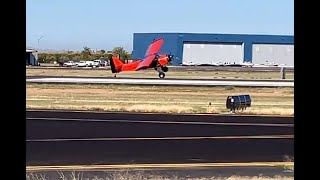 Denney Kitfox IV Ground Loop Accident at Mesa Falcon Field Arizona Feb 14 2024 [upl. by Milore93]