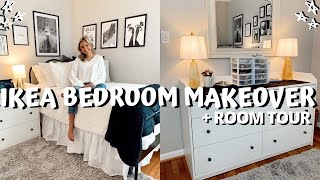 EXTREME ROOM MAKEOVER  TOUR WITH IKEA 2021  minimalist Pinterest inspired [upl. by Sigismond]