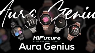 Hifuture Aura Genius Lady Smartwatch  Your Stylish Tech Companion [upl. by Carlile175]