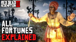 All Soothsayer Fortunes Explained Red Dead Redemption 2 [upl. by Akirrehs]