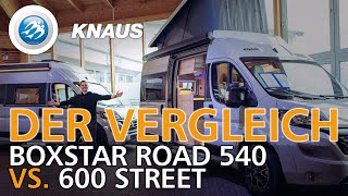 KNAUS BoxStar Kastenwagen 540 Road oder 600 Street als 60 Years Edition  Der Wohnmobil VERGLEICH [upl. by Eneluj]