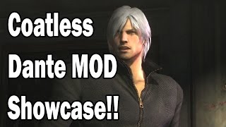 DMC4SE Coatless Dante Mod Showcase [upl. by Abas853]