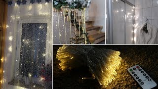 Unique Ways to Decorate With Curtain amp or String Lights  DIY Lighting [upl. by Knepper]