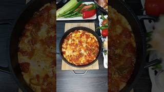 HOT PEPPER AND VERY DELICIOUS RECIPE MENEMEN food recipes breakfast [upl. by Erving]