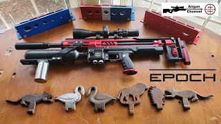 Skout EPOCH Dirty 30 caliber PCP Rifle 66 yard SHOOTOUT  Power amp Accuracy Testing [upl. by Shimberg]