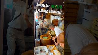 Famous Mochi Pounding  Nakatanidou Nara Japan 🇯🇵 mochi traditional shorts asmr asmrvideo [upl. by Adila]