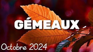 ♊ GEMEAUX ♊🎃 OCTOBRE 2024 🎃✨ La fin dune situation vous réjouit ✨ [upl. by Yesnyl]