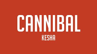 Cannibal  Kesha Lyrics Video 💕 [upl. by Freda]