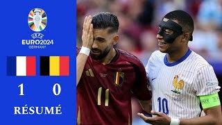 France  Belgique 10 Résumé et Faits Saillants  UEFA EURO 2024 [upl. by Amund484]