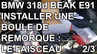 BMW 318d E91  Ajouter un attelage  Partie 23 [upl. by Earased]