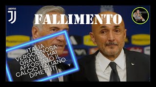 ITALIA VERGOGNOSA GRAVINA HAI AFFOSSATO IL CALCIO ITALIANO DIMMETTITI [upl. by Derag]