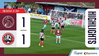 Taunton Town FC 1  1 Maidenhead United FC  Emirates FA Cup 4RQ  Match Highlights [upl. by Armanda]