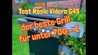 Der beste Gasgrill für unter 700 Euro Test Rösle Videro G4S  Westmünsterland BBQ [upl. by Ennagrom540]