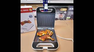 Geepas Grill Maker GGT36548 [upl. by Ahsekram]