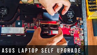 Asus Zephyrus Laptop RAM amp Storage Upgrade  DIY [upl. by Fleurette241]