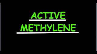 active methylene [upl. by Nelyt436]