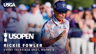 2023 US Open Highlights Rickie Fowler Round 2  Every Televised Shot [upl. by Sumedocin357]