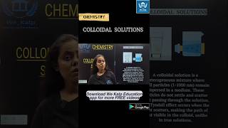 Colloidal Solution education cgbse youtubeshorts learning science chemistry tyndalleffect [upl. by Enorel]