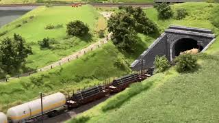 Modellbundesbahn Brakel Oktober 2020 mit Aufnahmen vom neuen Bauabschnitt [upl. by Malissia]