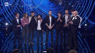 La classifica dei concorrenti della prima serata  Sanremo Giovani 20122018 [upl. by Whitby]