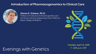 Introduction of Pharmacogenomics to Clinical Care [upl. by Truman]