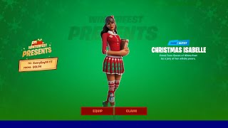 Fortnite Winterfest 2021 All Presents [upl. by Airdnala]