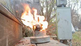 Euerka Maxmini vaccum cleaning Extremely Motor Burn Fire [upl. by Ummersen]