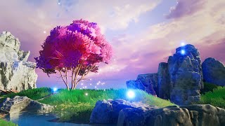 ZELDA Inspired graphic  pink tree  UNREAL ENGINE 5 [upl. by Nyletac]