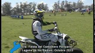 Carrera de Tambores entre un caballo y un cuatriciclo en Laguna de Los Padres [upl. by Asalocin]