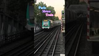 Paris Metro Train Viral Unique Unbelievable Horn Sound SHORT shorts paris viralvideo trending [upl. by Tamma]