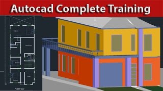 AutoCAD Tutorial Course Complete Beginner to Advance  Learn Autocad complete [upl. by Kenley]