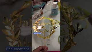 Toppers making cakeoftheday trending toppers art decorations shj merrage smartphone diy [upl. by Fidelity]