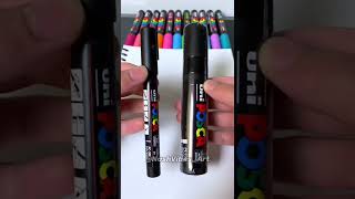 Drawing But the Posca Marker is HUGE Very Satisfying Shorts [upl. by Griffiths]