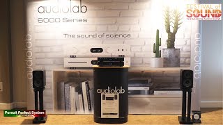 Audiolab NEW 6000 Range 6000A  CDT amp Wharfedale Speakers  Festival of Sound 2018 [upl. by Ardnahcal]