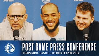 Jason Kidd Daniel Gafford amp Luka Dončić  Post Game Press Conference vsSAS  111624 [upl. by Ahsieket]