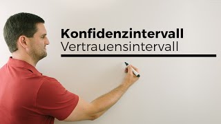 Konfidenzintervall Schätzen Vertrauensintervall Statistik Mathe by Daniel Jung [upl. by Gabbie964]