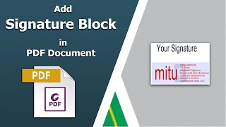 How to add a signature block in pdf for someone else to sign in Foxit PhantomPDF [upl. by Cristina]
