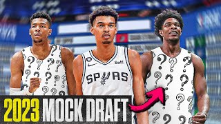 2023 NBA Mock Draft [upl. by Irrehc7]