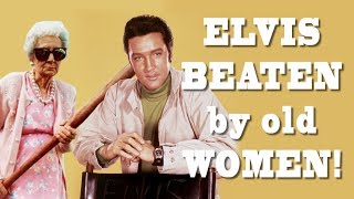 ELVIS PRESLEY attacked by two old women [upl. by Nnairahs]