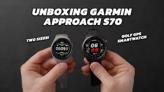 FIRST LOOK  GARMIN APPROACH S70 GOLF GPS SMARTWATCH [upl. by Wojak]