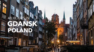 48 Hours in Gdansk Poland  Most Colorful Town in Poland [upl. by Aikemat]