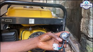 HOW TO CHANGE GENERATOR IGNITION SWITCH [upl. by Beekman689]