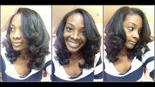 Maintaining Straight Natural Hair  Pineapple Method [upl. by Idner90]