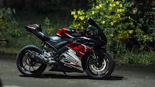 The most modified Yamaha r15v3 in India  r15v3  Yamaha modified r15v3  Andaman amp Nicobar island [upl. by Enoj]